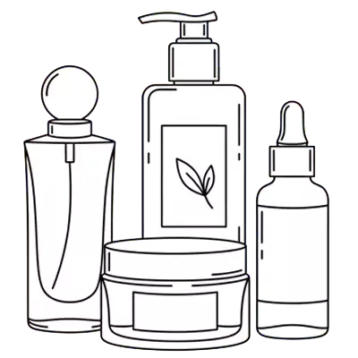 cosmetic containers and bottles